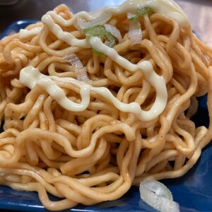 シンプルな具なし焼きそば